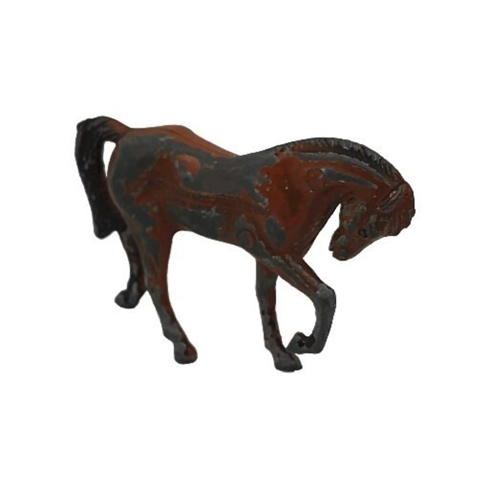 Vintage Durham Industries Inc 1976 Metal Die Cast Small Figural Horse Statue Toy